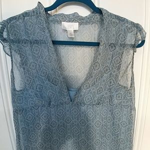Ann Taylor Loft Sheer Blouse & Camisole